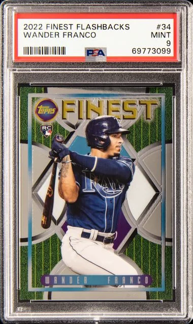 2022 Topps Finest Wander Franco Flashbacks #34 card image