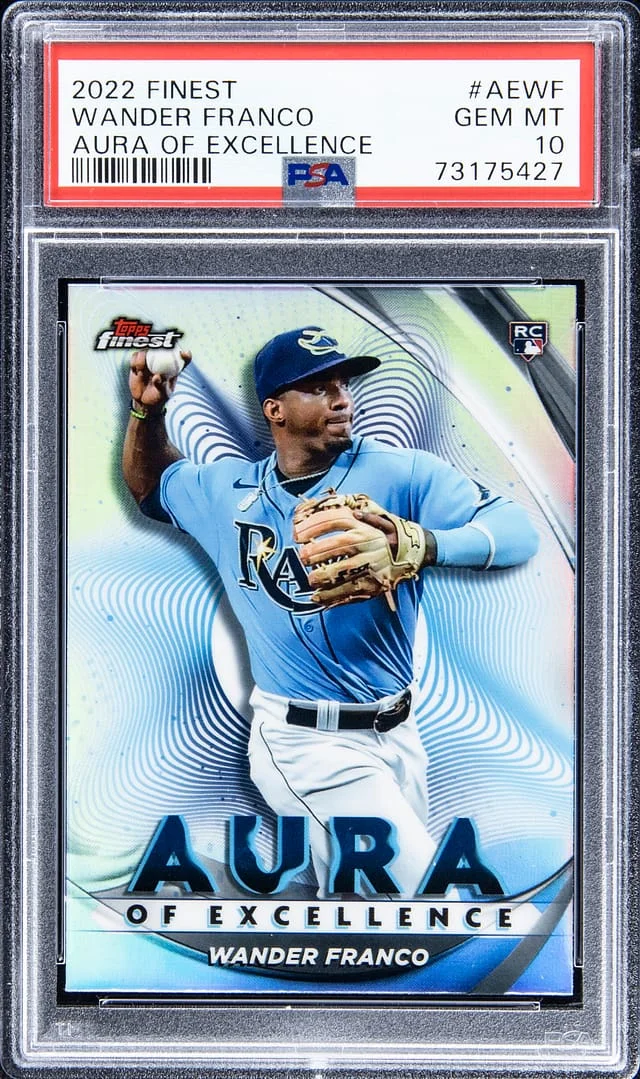 2022 Topps Finest Wander Franco Aura of Excellence #AE-WF card image