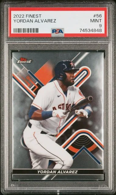 2022 Topps Finest Yordan Alvarez #56 card image