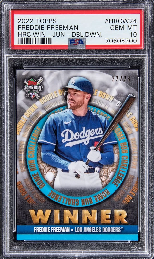 2022 Topps Freddie Freeman Home Run Challenge Win June Double Down #HRCW-24 card image