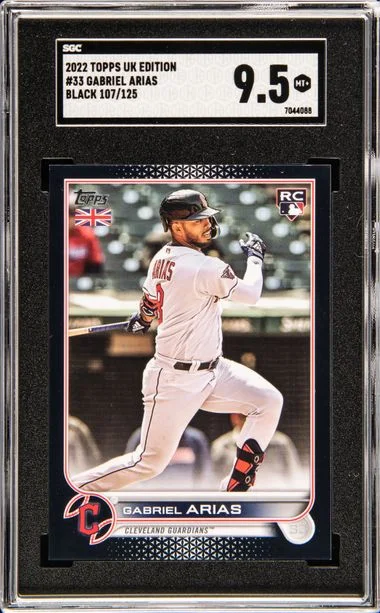 2022 Topps Gabriel Arias UK Edition Black #33 card image
