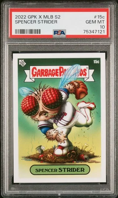 2022 Topps Garbage Pail Kids Spencer Strider X MLB Series 2 #15c card image