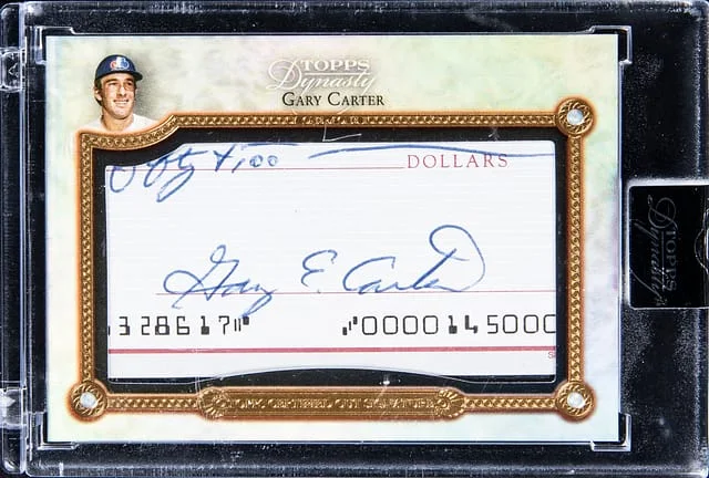 2022 Topps Gary Carter Dyansty Cut Signature #CS-GC2 card image