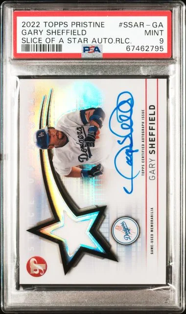 2022 Topps Gary Sheffield Pristine Slice Of A Star Autographed Relic #SSAR-GA card image