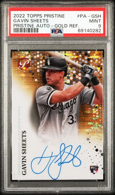 2022 Topps Gavin Sheets Pristine Autographs Gold Refractor #PA-GSH card image