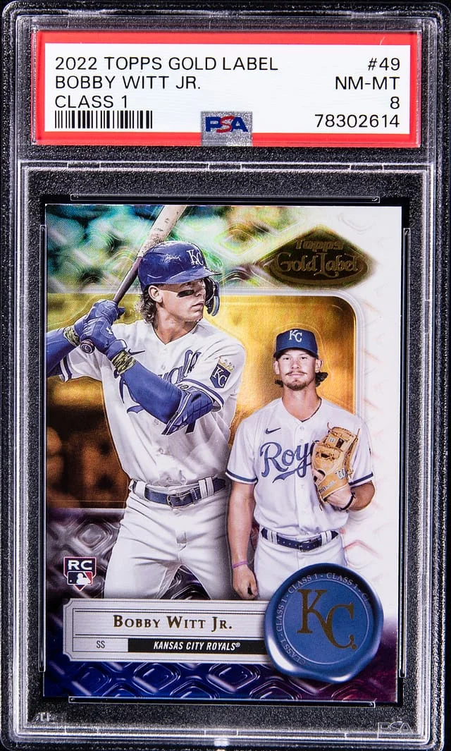 2022 Topps Gold Label Class 1 Bobby Witt Jr. #49 card image