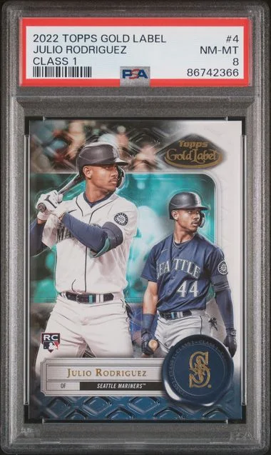 2022 Topps Gold Label Class 1 Julio Rodriguez #4 card image