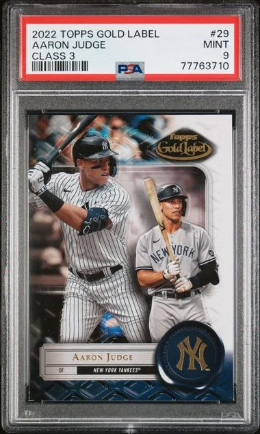 2022 Topps Gold Label Class 3 Aaron Judge #29 card image