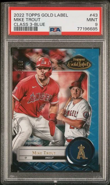 2022 Topps Gold Label Mike Trout #43 card image