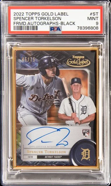 2022 Topps Gold Label Spencer Torkelson Framed Autographs #ST card image
