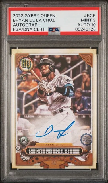 2022 Topps Gypsy Queen Bryan De La Cruz Autograph #BCE card image
