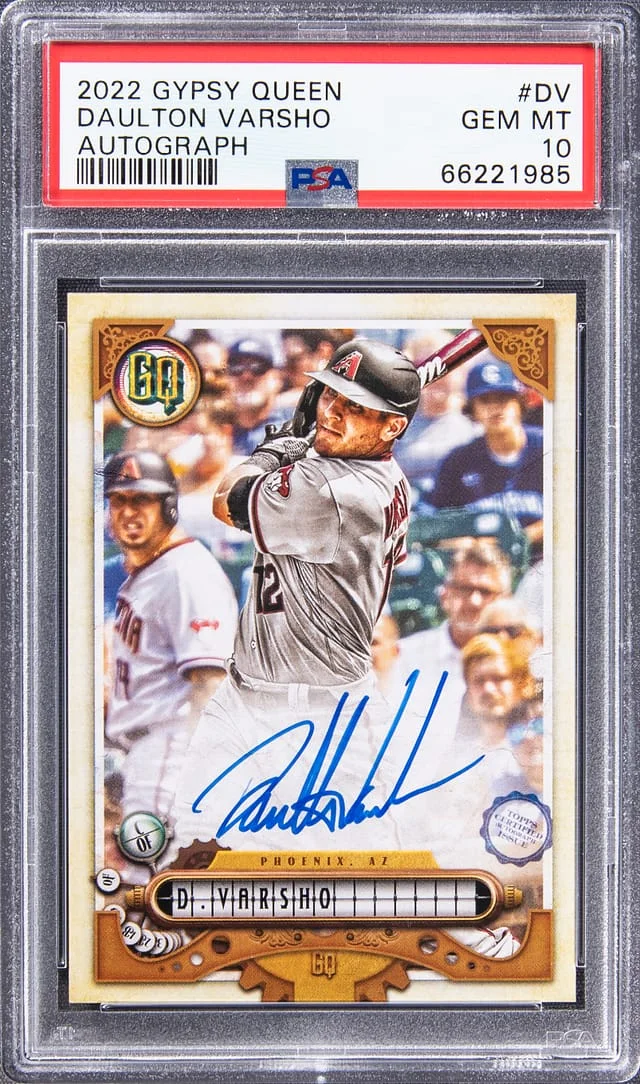 2022 Topps Gypsy Queen Daulton Varsho Autograph #GQA-DV card image