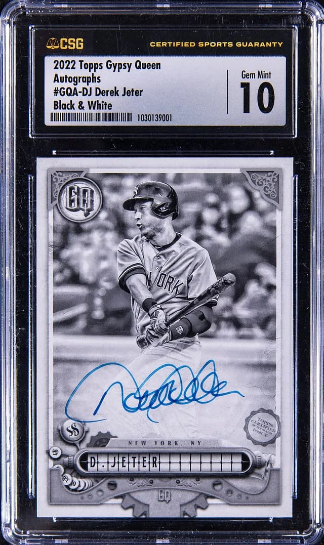 2022 Topps Gypsy Queen Derek Jeter Autograph #GQA-DJ card image