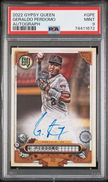2022 Topps Gypsy Queen Geraldo Perdomo Autograph #GQA-GPE card image