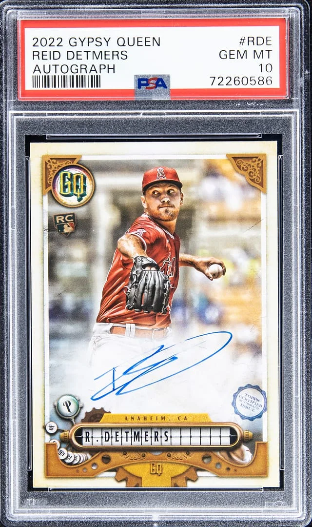 2022 Topps Gypsy Queen Reid Detmers Autograph #GQA-RDE card image