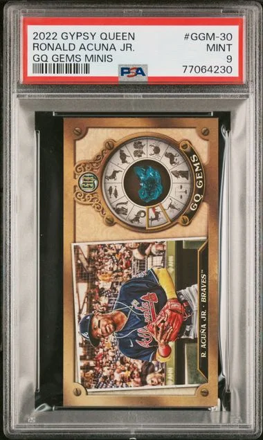 2022 Topps Gypsy Queen Ronald Acuna Jr. Gq Gems Minis #GGM-30 card image