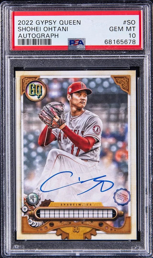 2022 Topps Gypsy Queen Shohei Ohtani Autograph #GQA-SO card image