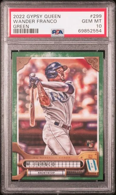 2022 Topps Gypsy Queen Wander Franco Green #299 card image