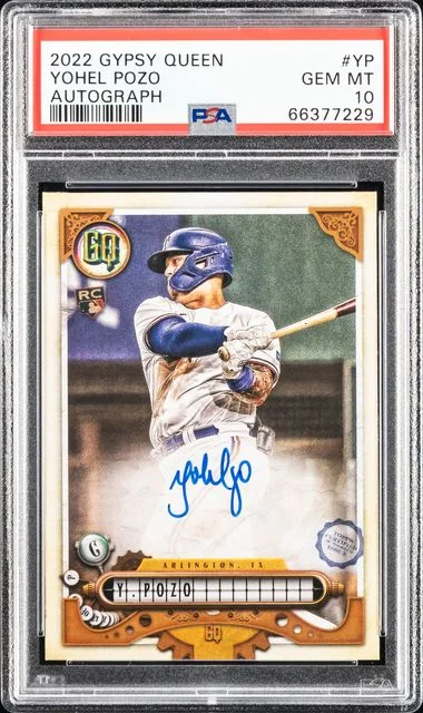 2022 Topps Gypsy Queen Yohel Pozo Autograph #YP card image