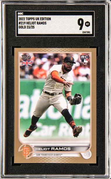 2022 Topps Heliot Ramos UK Edition Gold #219 card image