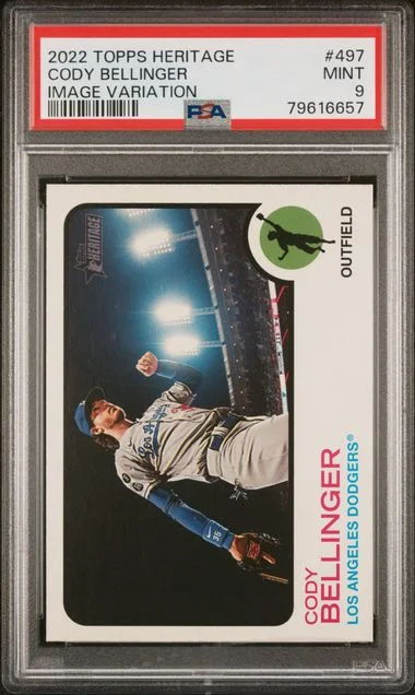 2022 Topps Heritage Cody Bellinger Image Variation #497 card image