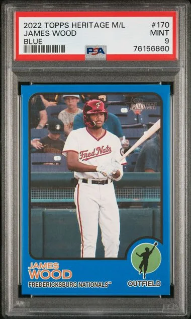 2022 Topps Heritage James Wood #170 card image