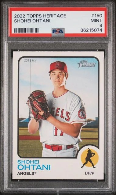 2022 Topps Heritage Shohei Ohtani #150 card image