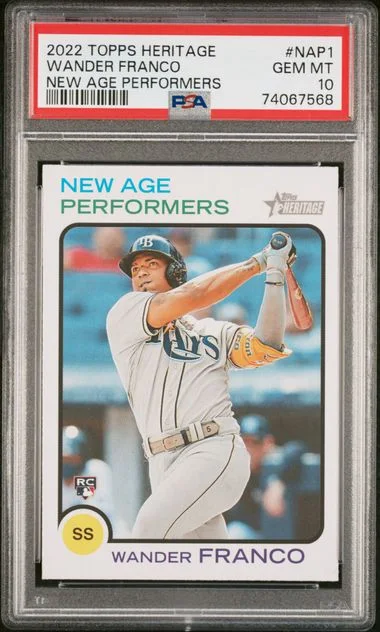 2022 Topps Heritage Wander Franco New Age Performers #NAP-1 card image
