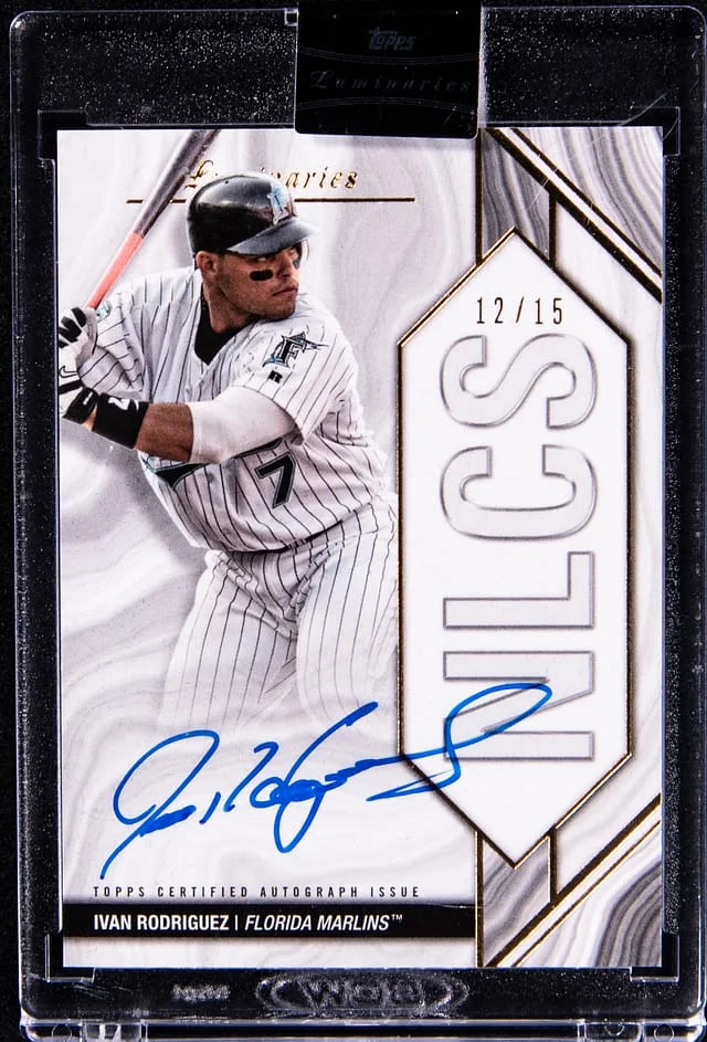 2022 Topps Ivan Rodriguez Luminaries Home Run Kings Autograph #HRK-IVR card image