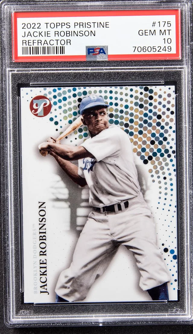 2022 Topps Jackie Robinson Pristine Orange Refractor #175 card image