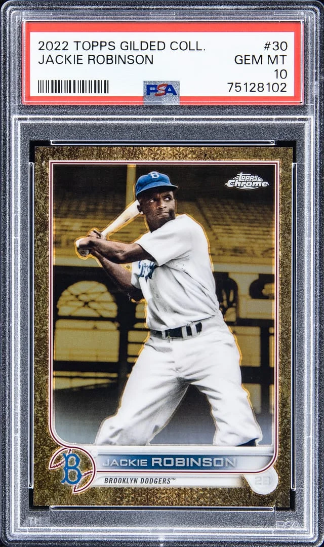 2022 Topps Jackie Robinson Gilded Collection #30 card image