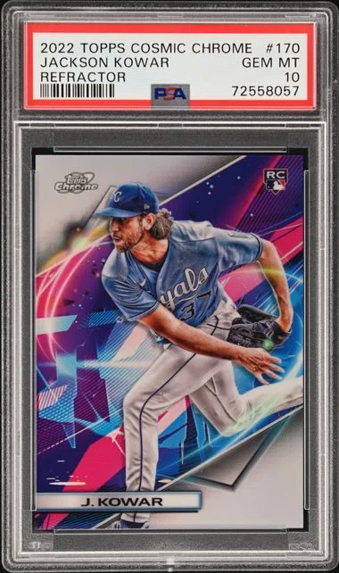 2022 Topps Jackson Kowar Cosmic Chrome Refractor #170 card image