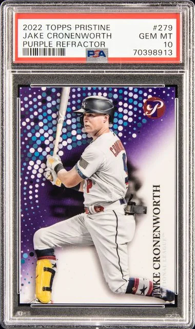 2022 Topps Jake Cronenworth Pristine Purple Refractor #279 card image