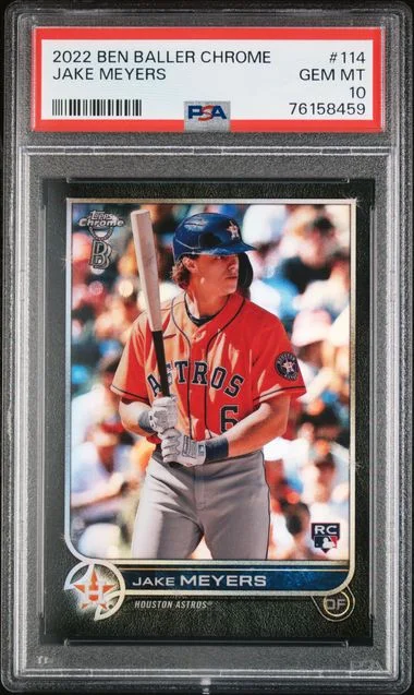 2022 Topps Jake Meyers Ben Baller Chrome #114 card image