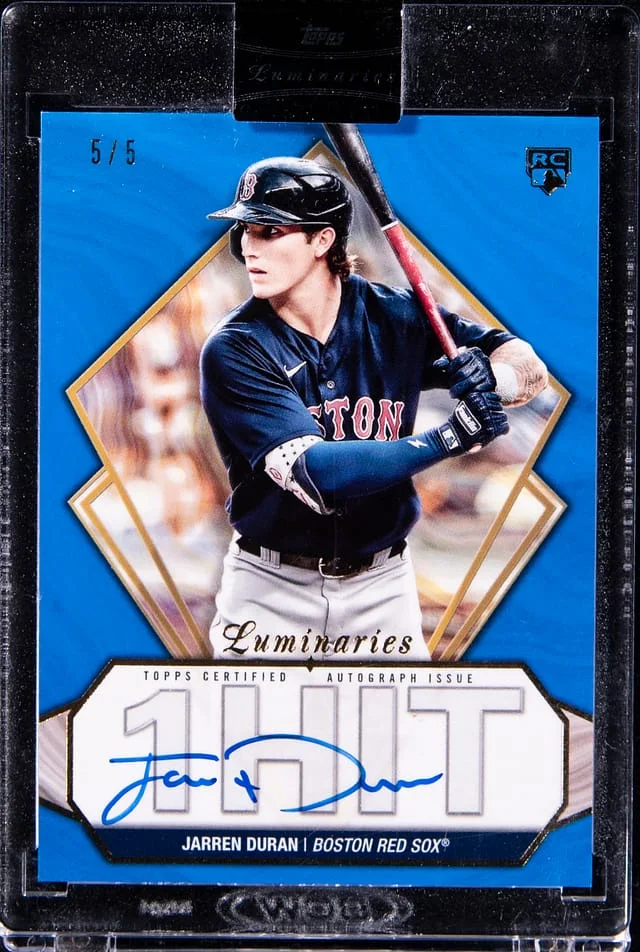2022 Topps Jarren Duram Luminaries Hit Kings Autograph #HK-JD card image