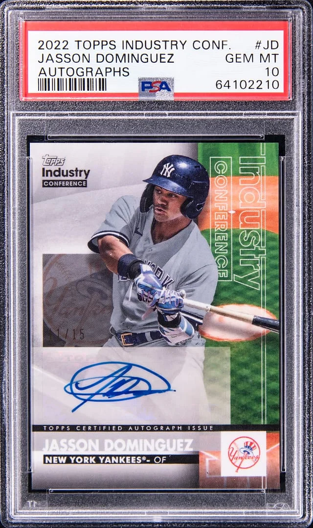 2022 Topps Jasson Dominguez Industry Conference Autograph #A-JD card image