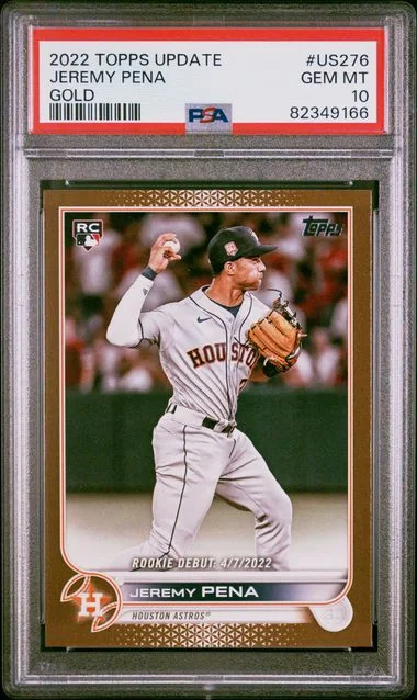 2022 Topps Jeremy Pena Gold #US276 card image
