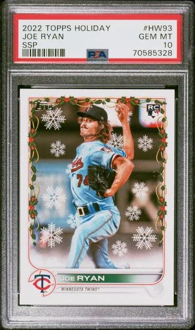 2022 Topps Joe Ryan Holiday SSP #HW93 card image