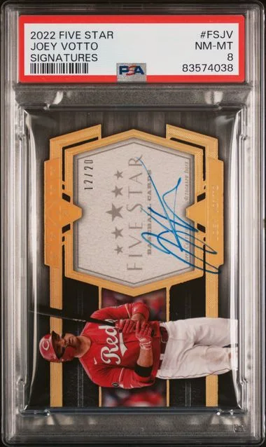 2022 Topps Joey Votto Five Star Signatures #FSJV card image