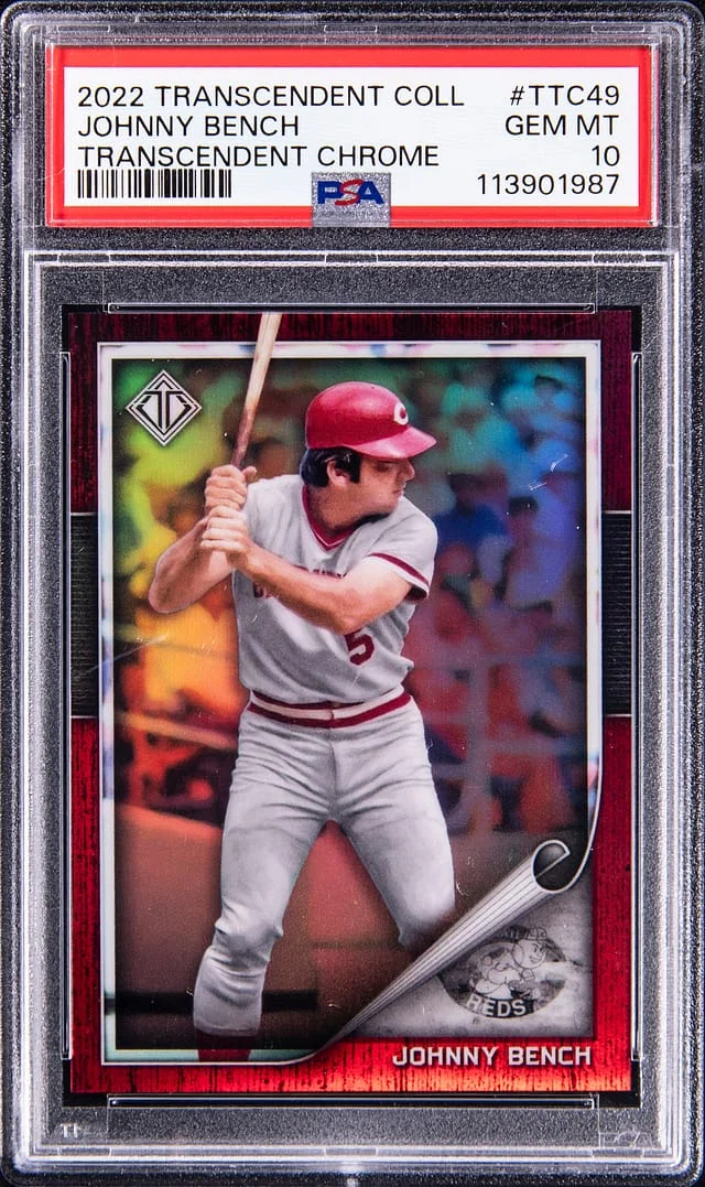 2022 Topps Johnny Bench Transcendent Collection Transcendent Chrome #TTC-49 card image