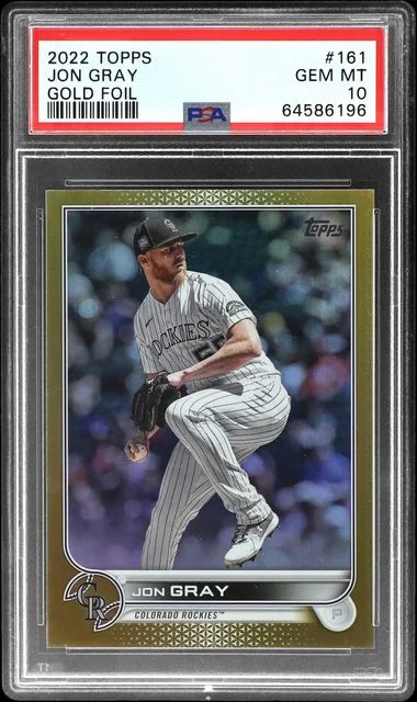 2022 Topps Jon Gray Gold Foil #161 card image