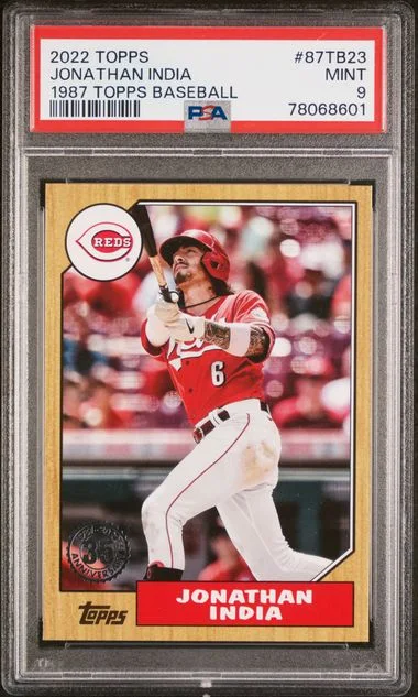 2022 Topps Jonathan India 1987 Topps Baseball #87Tb23 card image