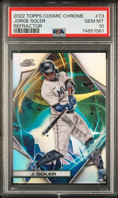 2022 Topps Jorge Soler Cosmic Chrome Refractor #73 card image