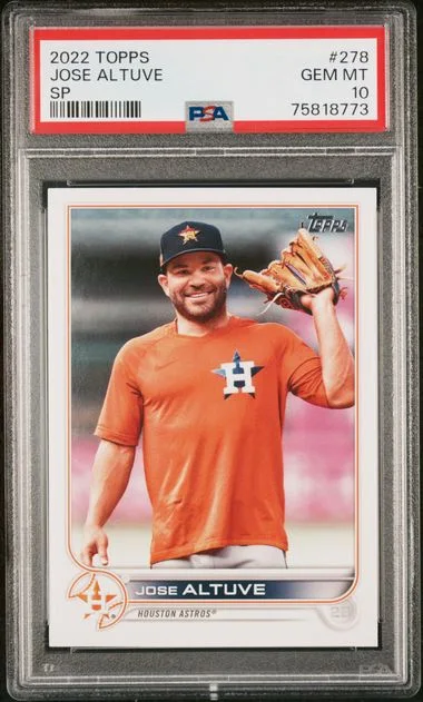 2022 Topps Jose Altuve SP #278 card image