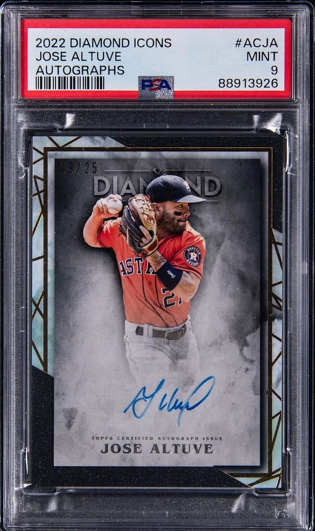 2022 Topps Jose Altuve Diamond Icons Autographs #AC-JA card image