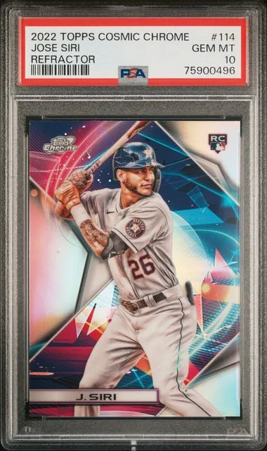 2022 Topps Jose Siri Cosmic Chrome Refractor #114 card image