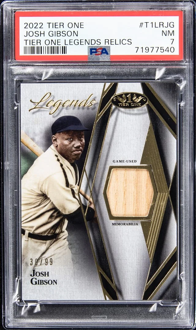 2022 Topps Josh Gibson Tier One Legends Relics #T1LR-JG card image