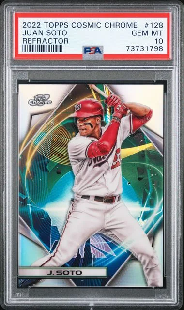 2022 Topps Juan Soto Cosmic Chrome Refractor #128 card image