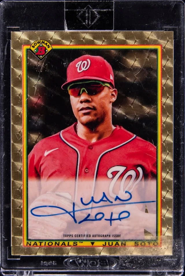 2022 Topps Juan Soto Transcendent Autograph Superfractor #90SA-JS card image
