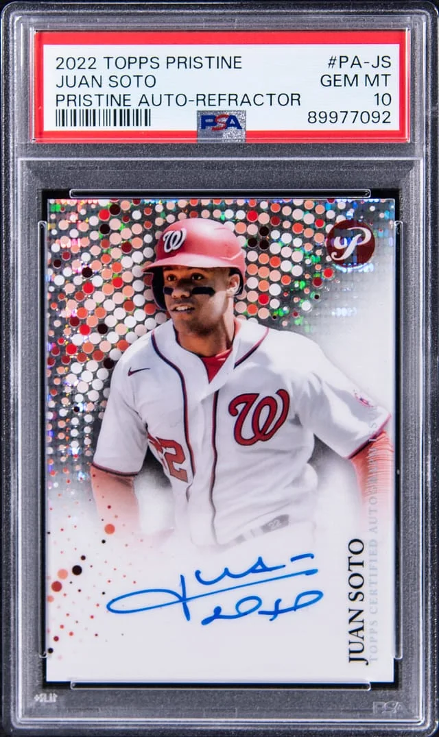 2022 Topps Juan Soto Pristine Autograph-Refractor #PA-JS card image